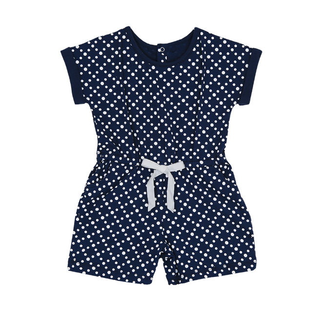 TORIO Jumpsuit Navy Polkadot - Jumper Bayi - Jumper Anak Perempuan