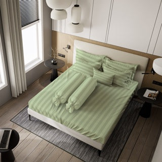 Sprei Nyenyak Premium Stripes Matcha