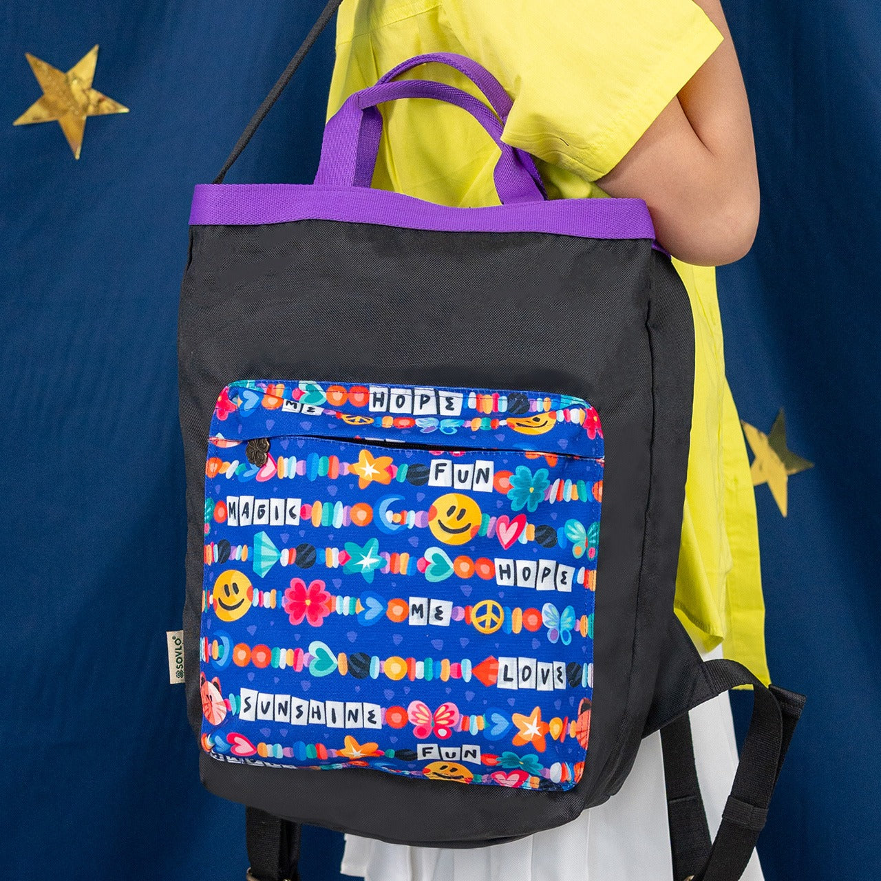 Sovlo Cherry Backpack 3 in 1 - Tas Ransel Multifungsi - Tas Laptop - CheeryBeads_HK