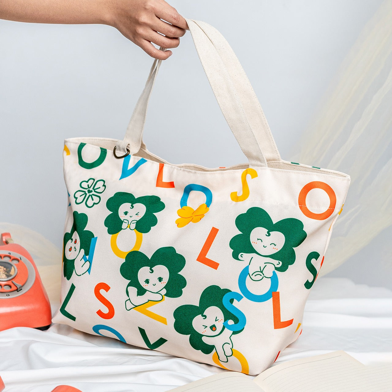 Daily Tote Bag Zipper - Tas Wanita - Sovie Colour