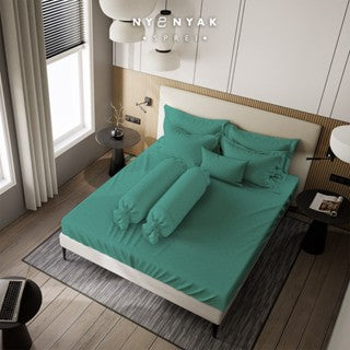 Sprei Nyenyak Premium Cross Ice Green