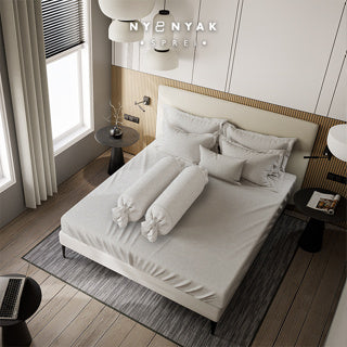 Sprei Nyenyak Premium Jewel Bone White
