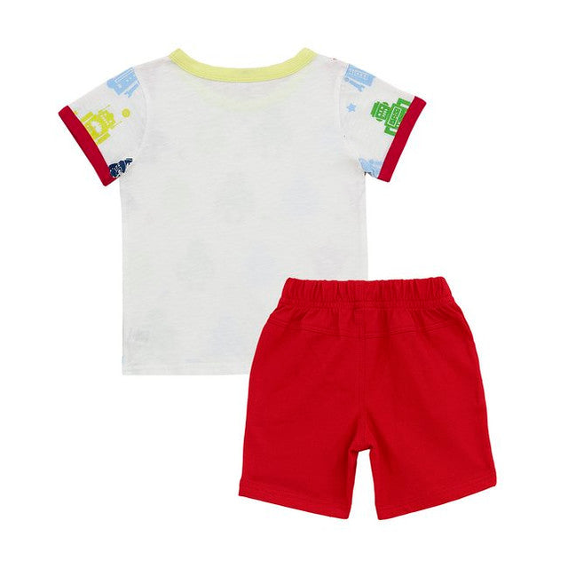 TORIO Short Pant Set Robot Army - Setelan Anak Laki-laki