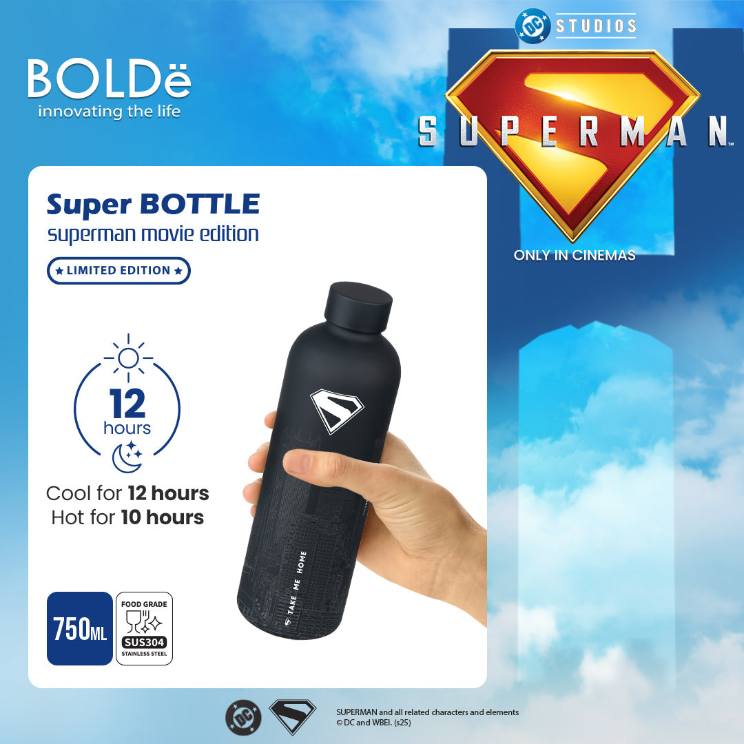 BOLDë Super Bottle - Superman Edition 750ML