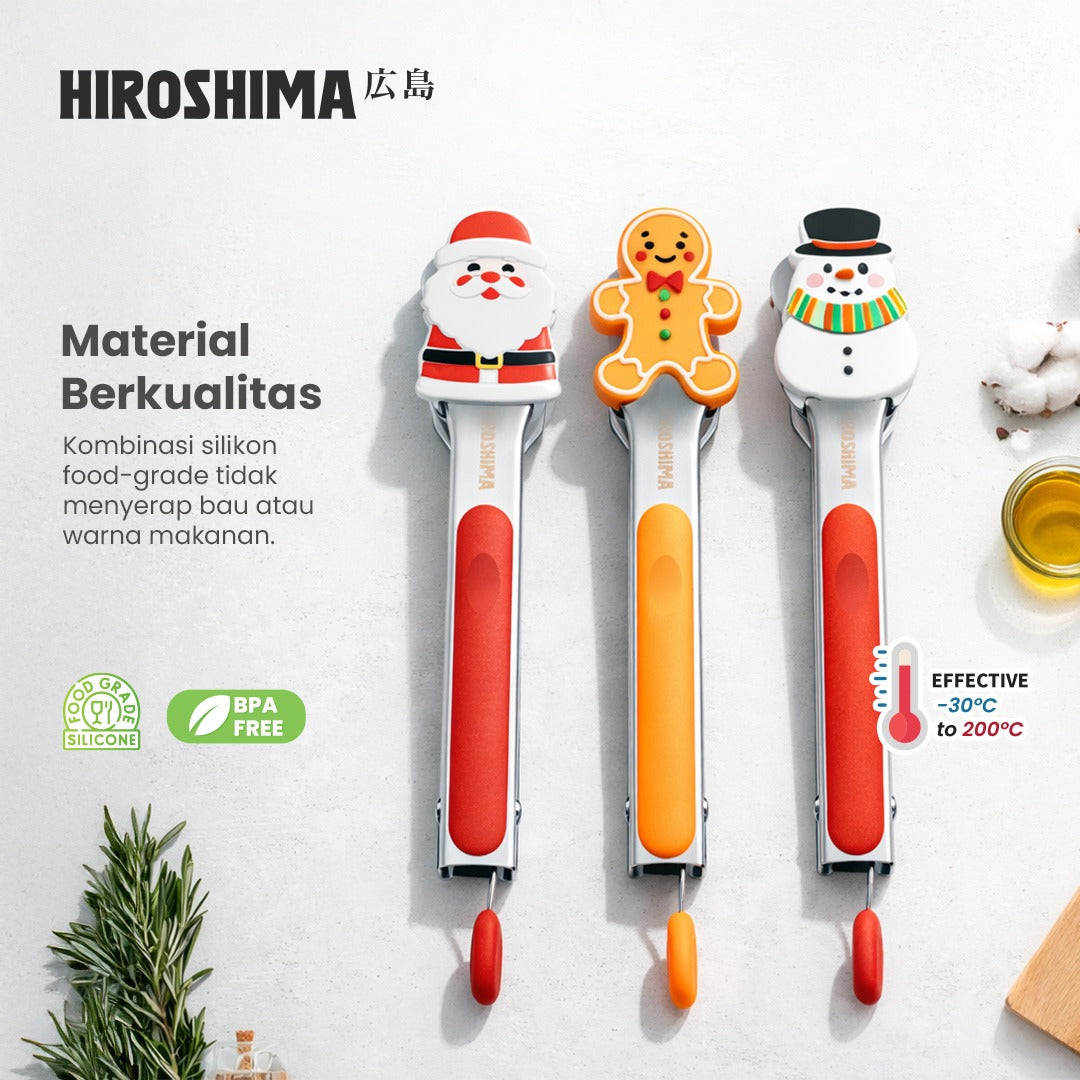 Hiroshima Food Tong snowman
