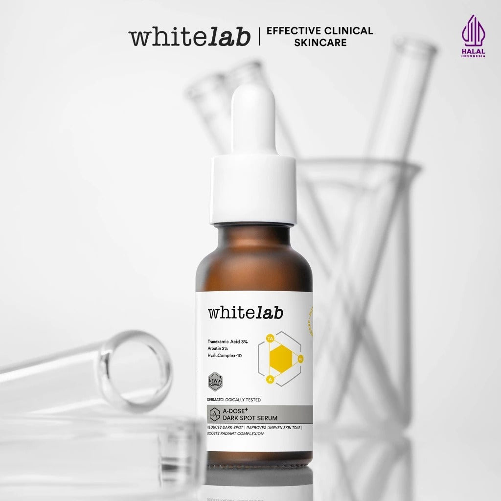 Whitelab Serum Arbutin Anti Dark Spot Flek Hitam - Serum Glowing Pencerah Wajah Bekas Jerawat
