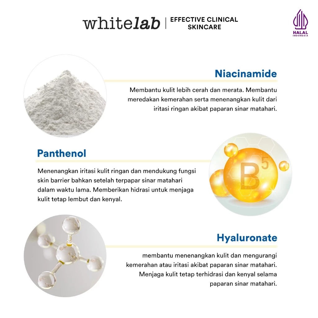 Whitelab Sunscreen Spray SPF 50 PA+++- Ultralight - Sunblock Ringan Anti Komedo Jerawat Pelindung Sinar Matahari UV A UV B