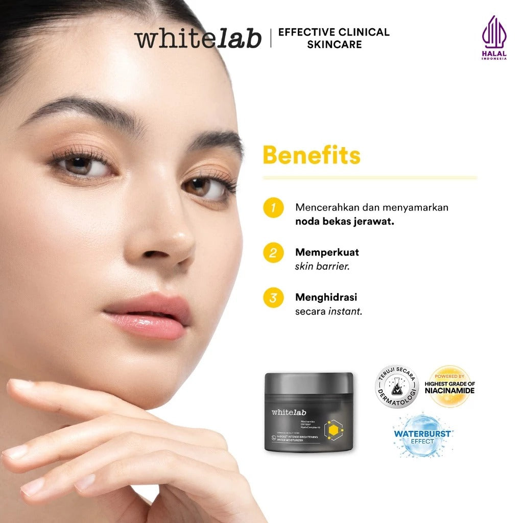 Whitelab Water Moisturizer Brightening - Pelembap Hidrasi Pencerah Wajah N-Dose+ 2.0