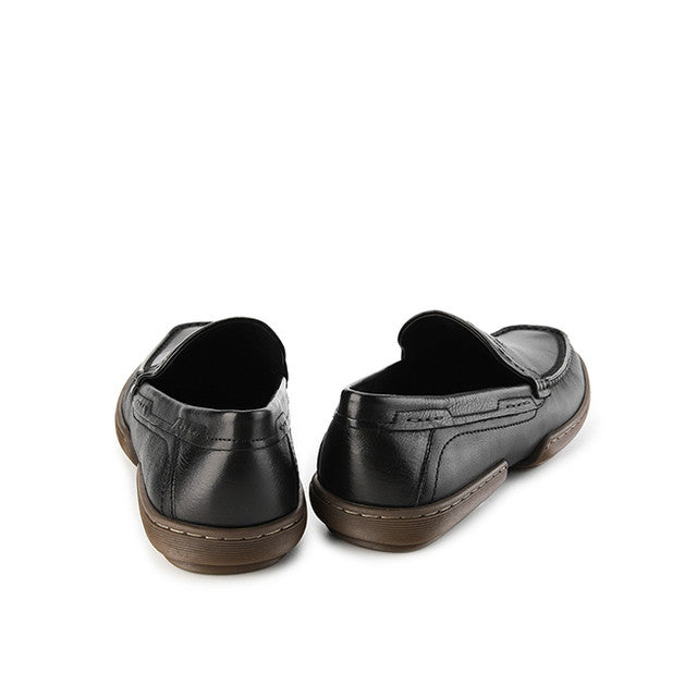 Hush Puppies Sepatu Pria Dymond Loafer In Black Leather