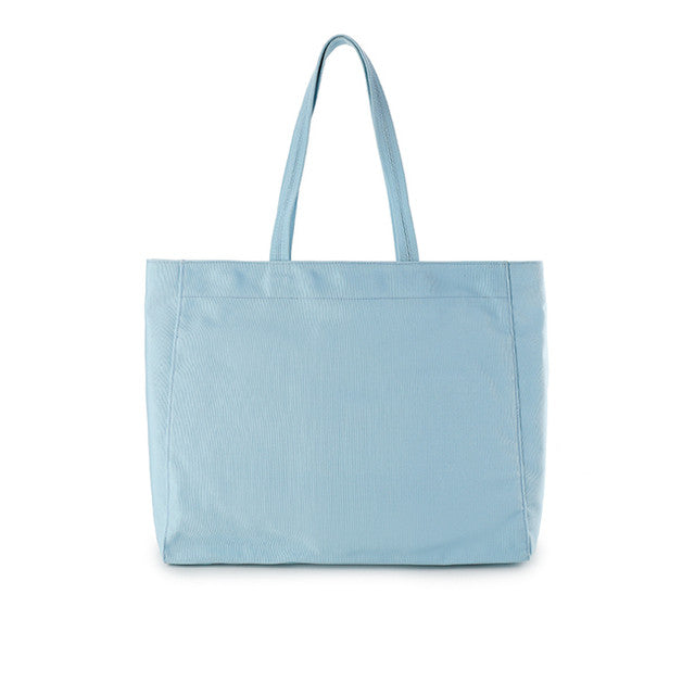 Canvas Bag L Tone Pastel In Pastel Blue