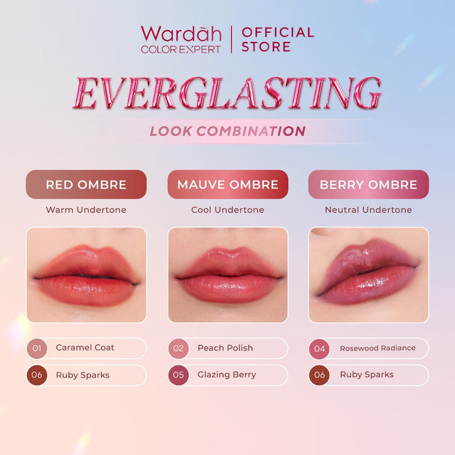 Wardah Glasting Liquid Lip 06 Ruby Sparks