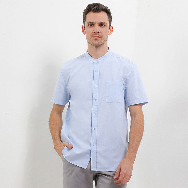 Hush Puppies Pakaian Pria Shirt Bsc Stromboli In Light Blue
