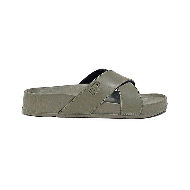 Hush Puppies Sandal Pria Sandals Burton Cross In Taupe