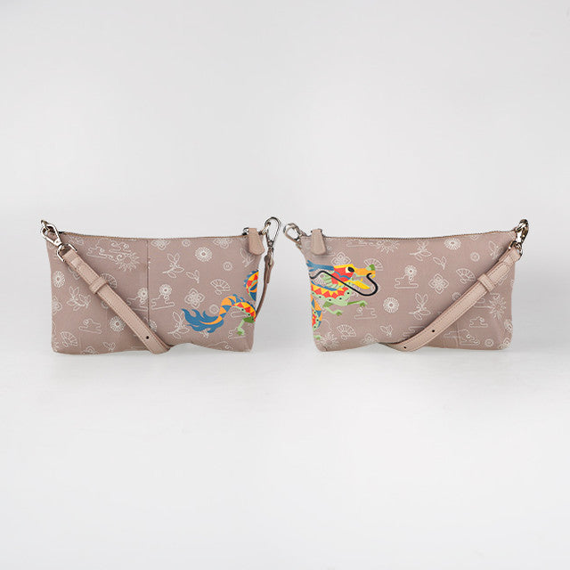 Obermain Accessories Wanita Pouch Dragon Madison Pouch In Beige