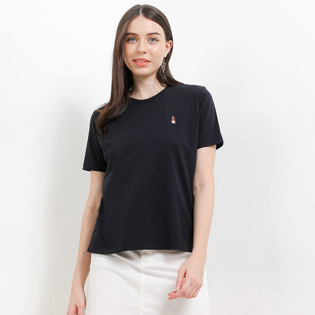 Hush Puppies Pakaian Wanita T Shirt Leviere In Black