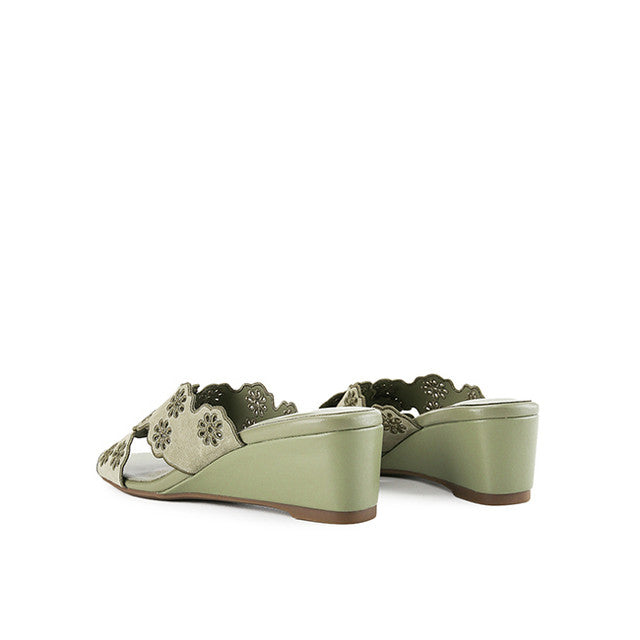 Hush Puppies Sandal Wanita Marion Amber Cross In Olive