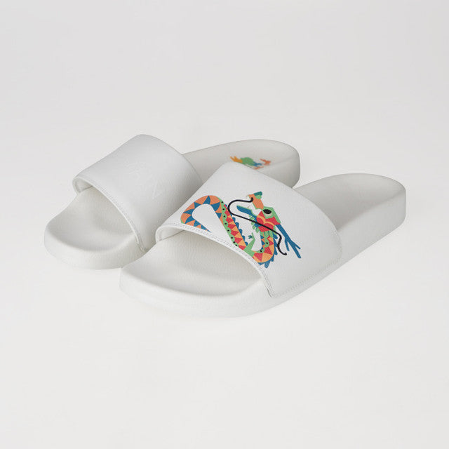 Obermain Sandals Wanita Slide Dreamflyer Ryu In White