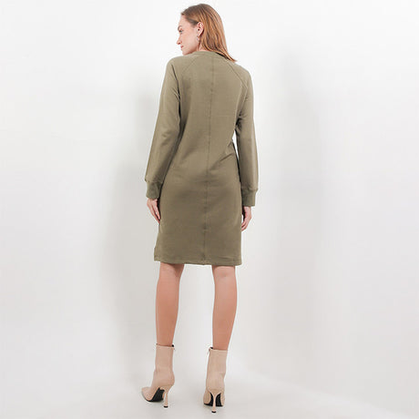 Hush Puppies Pakaian Wanita Dress Bsc Belly In Olive