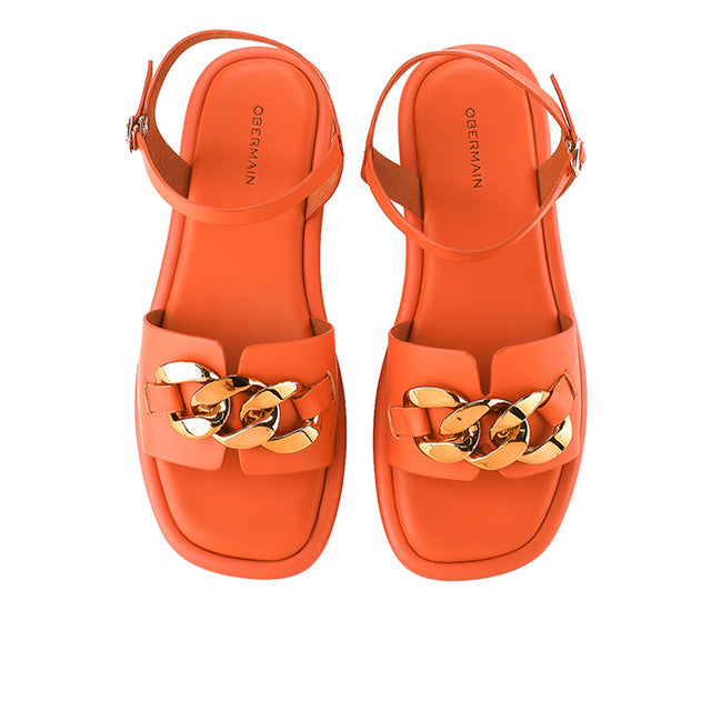 Obermain Women Sandals Nilsa Dani In Orange