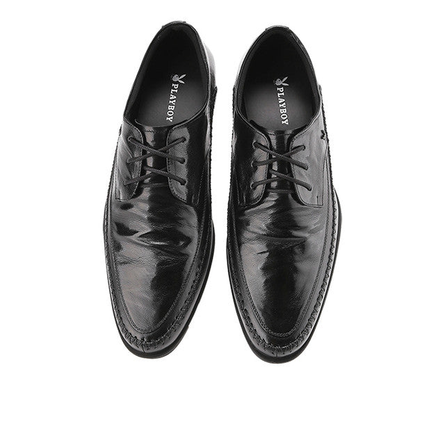 Playboy Sepatu Pria Lace Up Sannzera Laces In Black