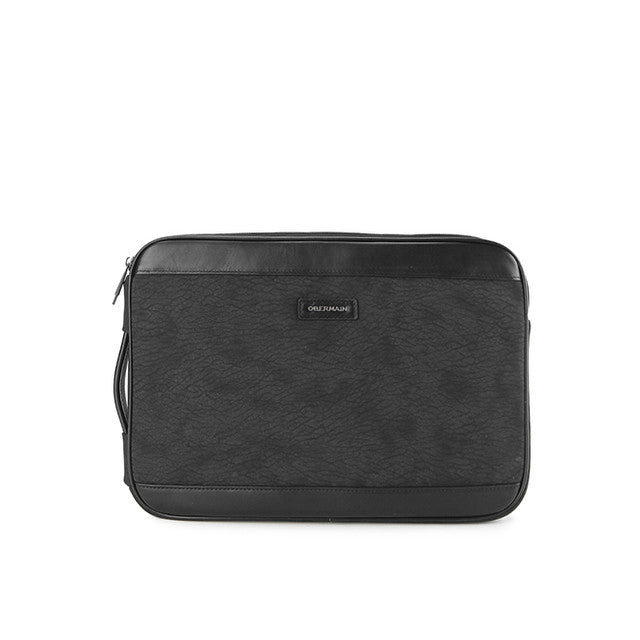 Almond Laptop Sleeve  In Black