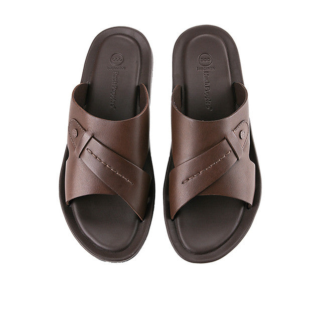 Hush Puppies Sandal Pria Spear Axel Slide In Coffe