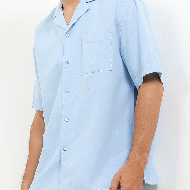 Obermain Pakaian Pria Shirt Finn In Blue