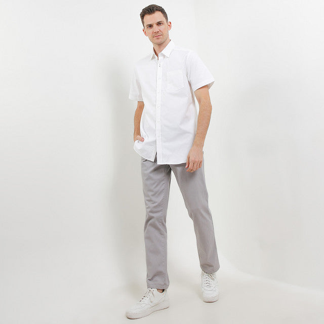 Hush Puppies Pakaian Pria Shirt 955 Reef In White