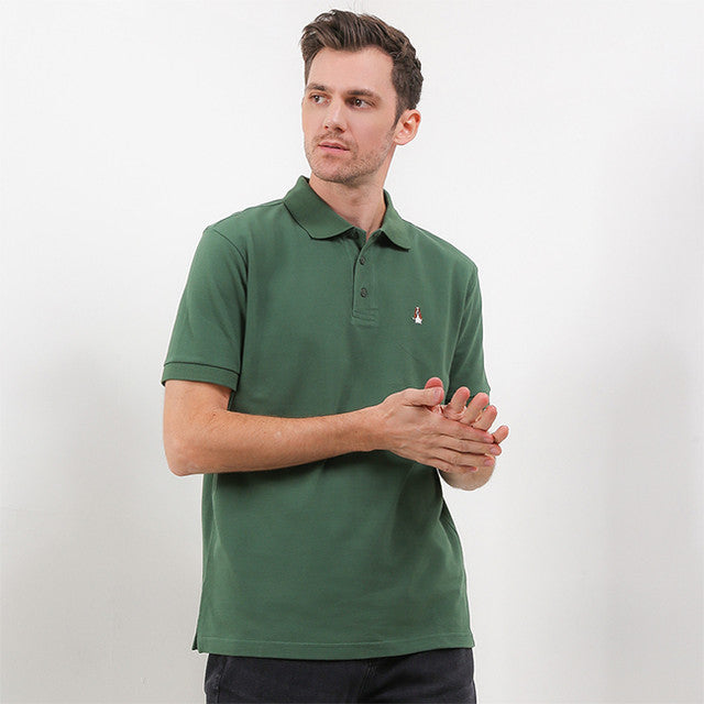 Hush Puppies Pakaian Pria Polo Bsc Tangelo In Green