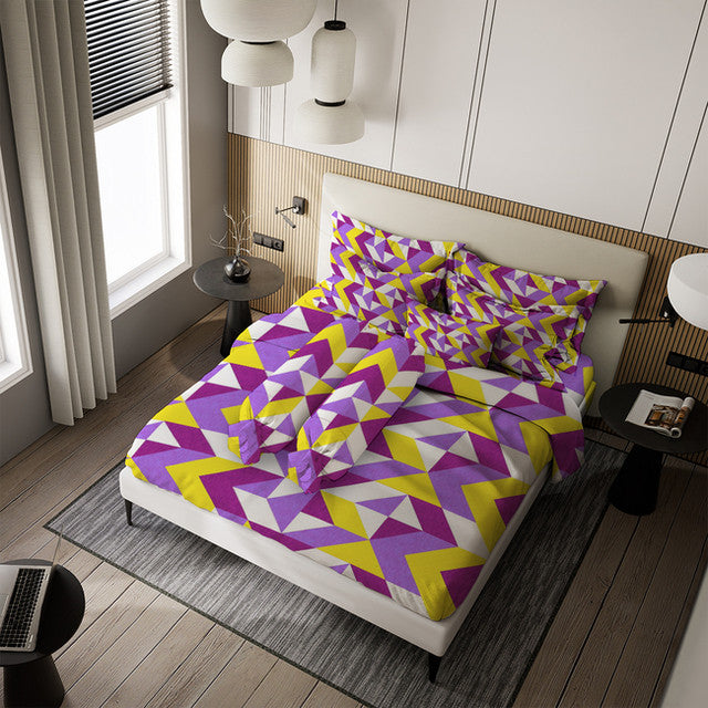 Nyenyak Bed Cover Geometric
