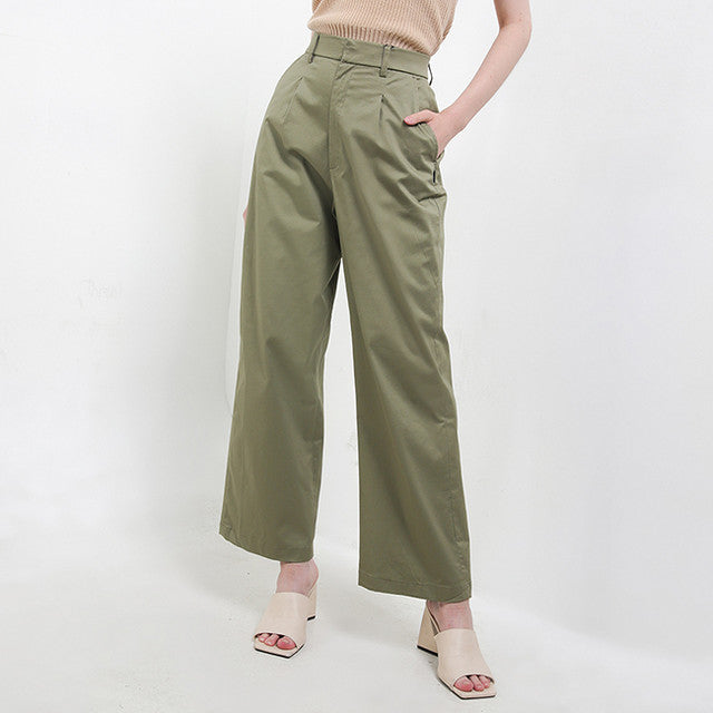 Hush Puppies Pakaian Wanita Pants 955 Limona In Olive