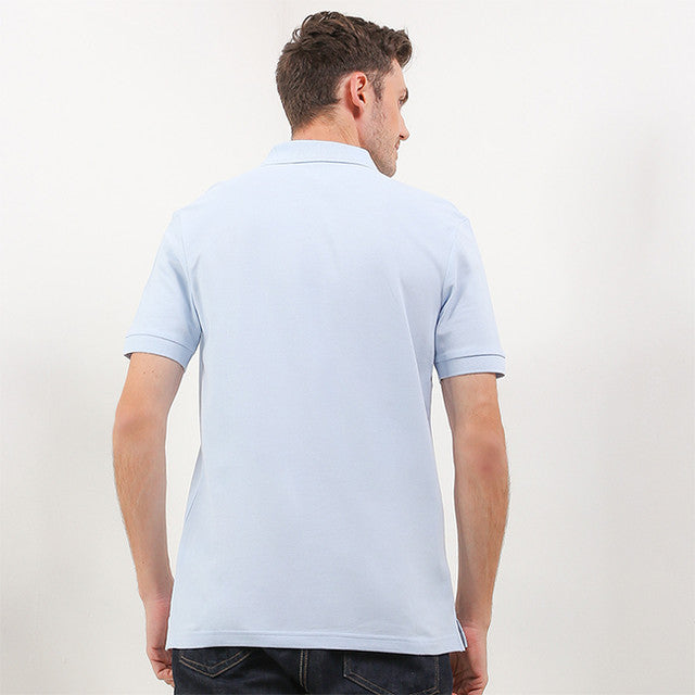 Hush Puppies Pakaian Pria Polo Bsc Tangelo In Light Blue