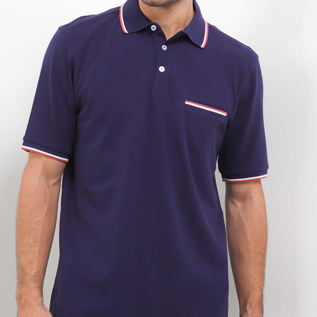 Obermain Pakaian Pria Polo Chester In Navy