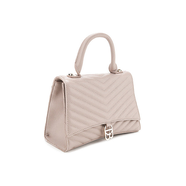 Layla Top Handle Bag (M) In Taupe
