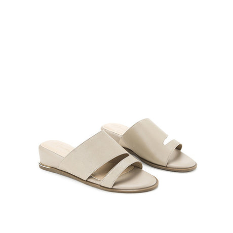 Hush Puppies Sandal Wanita Wedges Clover In Taupe