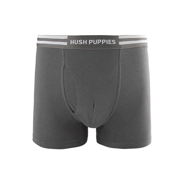 Hush Puppies Pakaian Pria Underwear Jack Boxer In Grey