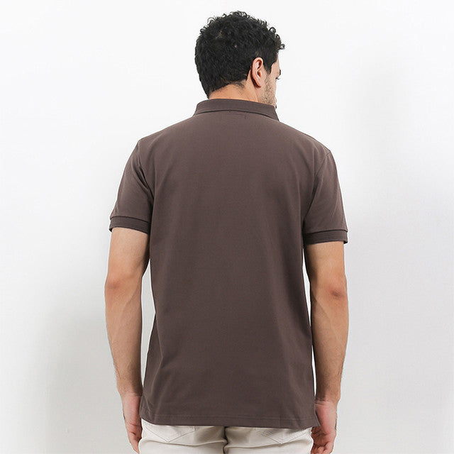 Hush Puppies Pakaian Pria Polo Farro 2 In Brown