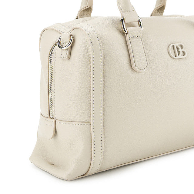 Ava Top Handle Bag In Beige