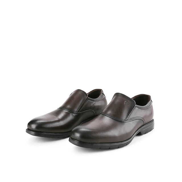 Hush Puppies Sepatu Pria Slavio Drake Slip On In Brown