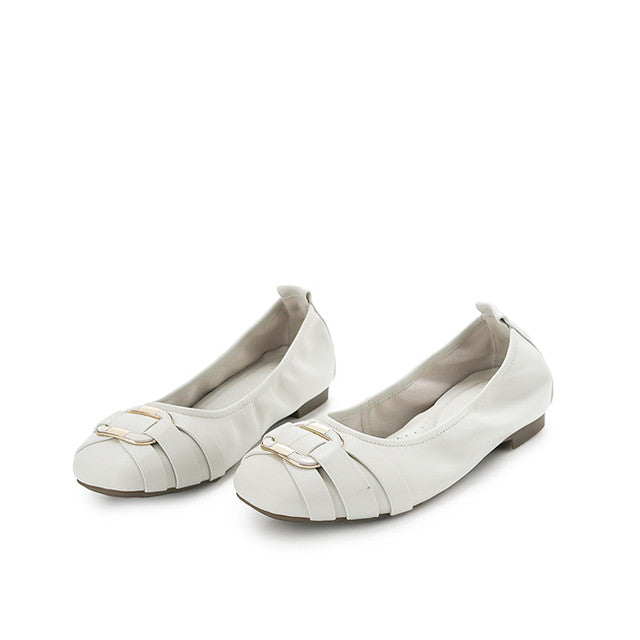Hush Puppies Sepatu Wanita Flats Donna Carl In Off White