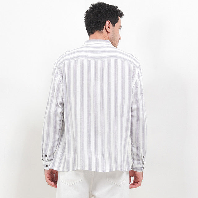 Obermain Pakaian Pria Shirt Caspian In Grey