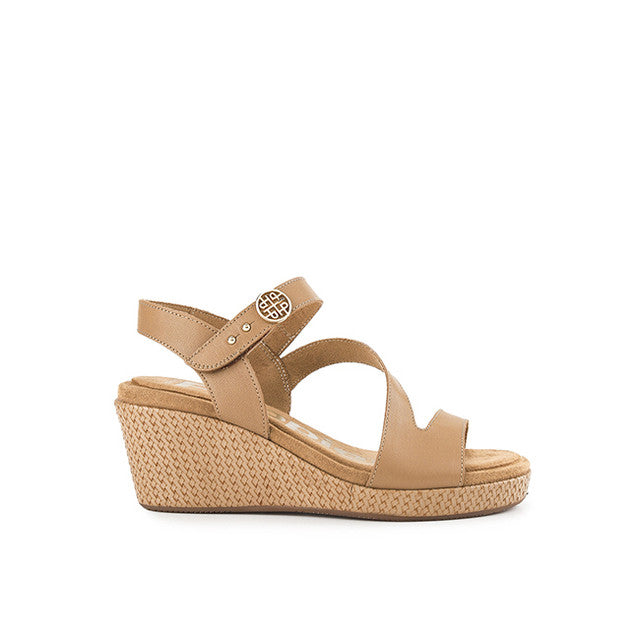 Hush Puppies Sandal Wanita Sling Back Willow Slingback In Tan