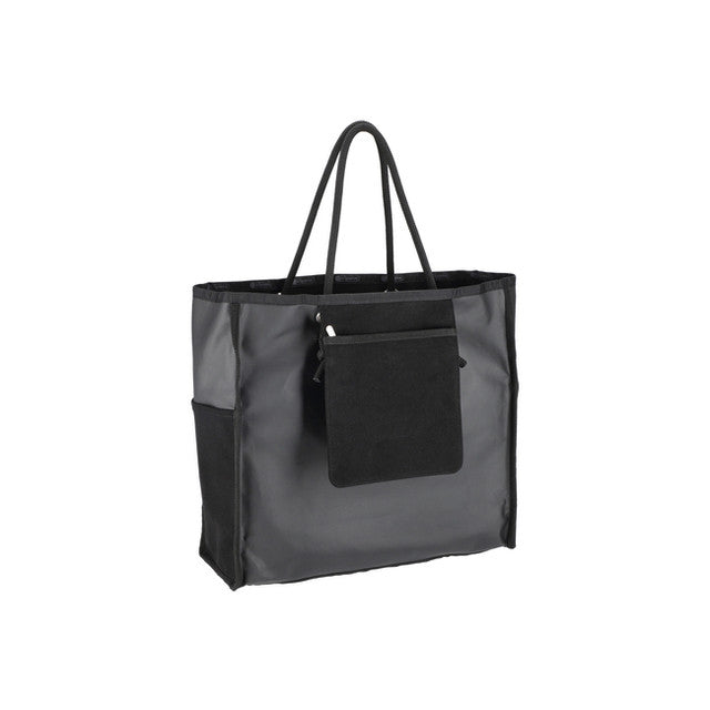 Canvas Easy Tote In Jet Black Canvas