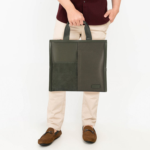 Obermain Tas Pria Laron Tote Bag In Olive