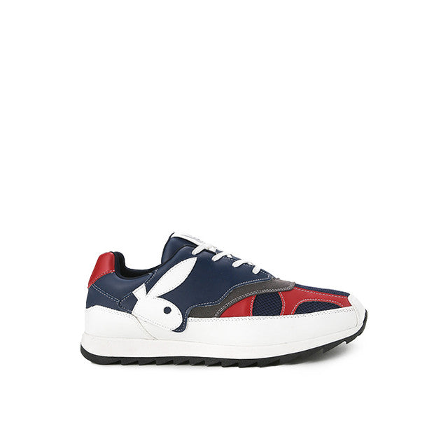 Playboy Men Shoes Admesh In Navy/Red