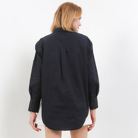 Hush Puppies Pakaian Wanita Shirt Indica In Black