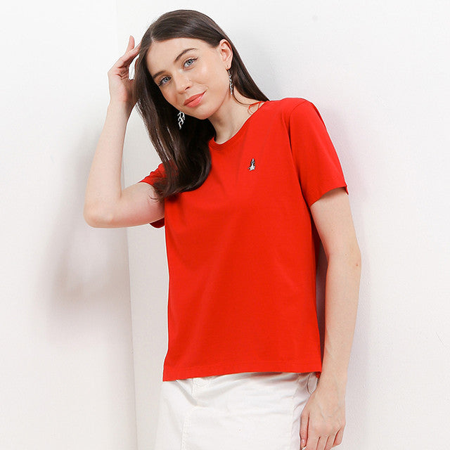 Hush Puppies Pakaian Wanita T Shirt Leviere In Red