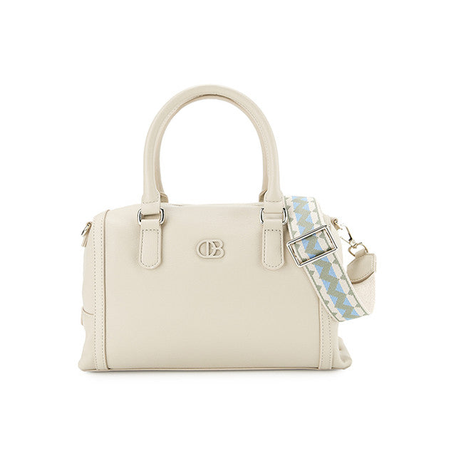 Ava Top Handle Bag In Beige