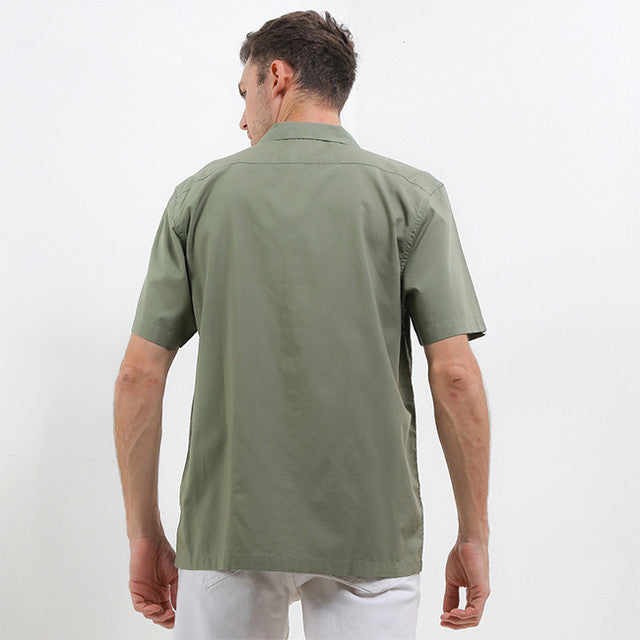 Hush Puppies Pakaian Pria Shirt Josue In Olive