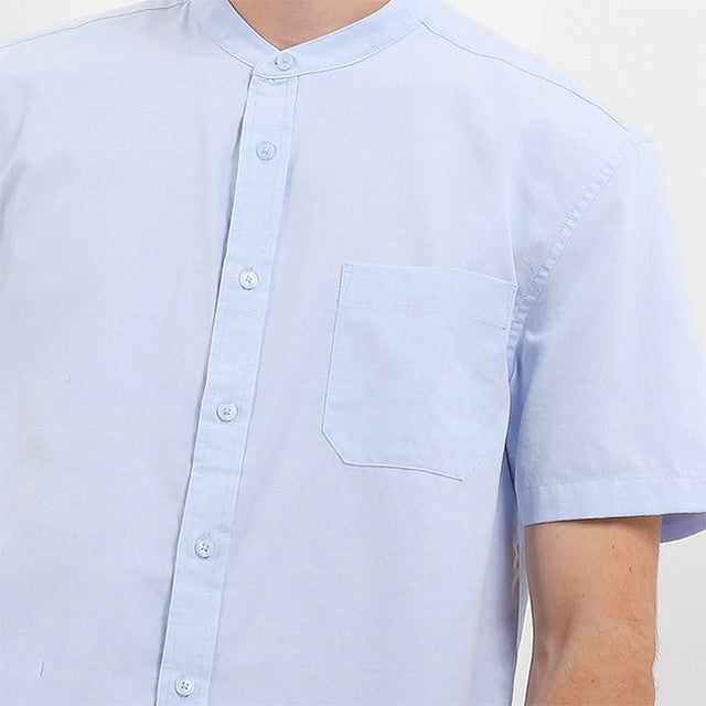 Hush Puppies Pakaian Pria Shirt Bsc Stromboli In Light Blue